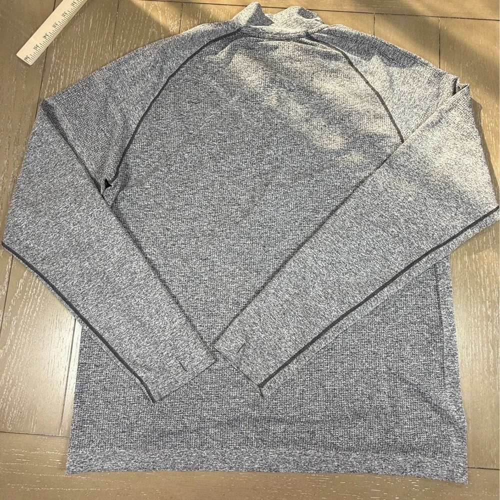 Rhone Quarter Zip Mens XXL Gray Heather Performance‎ Pullover Athletic Top